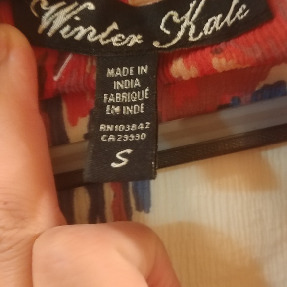 Silk vintade bow tie top - Picture 4 of 5